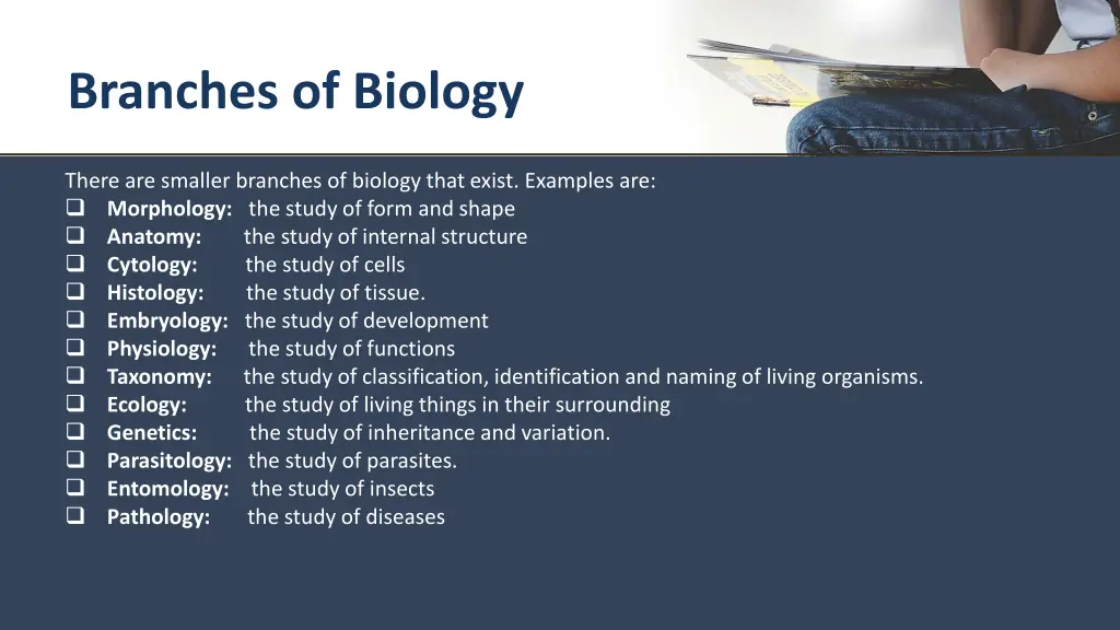 branches of biology 1