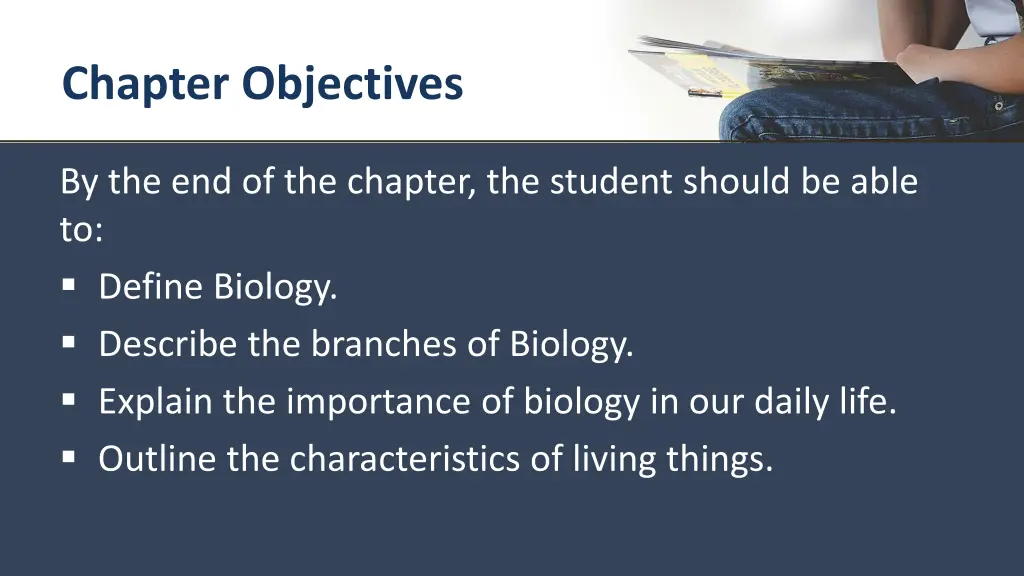 chapter objectives