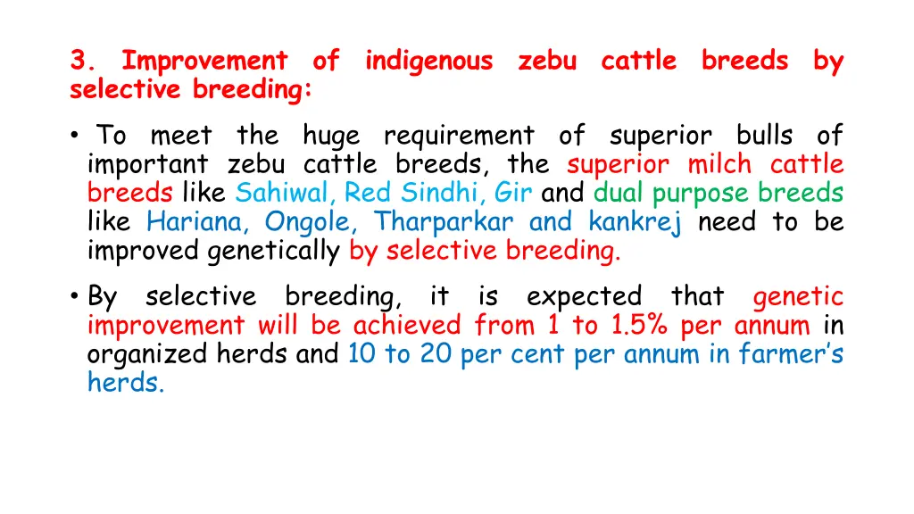 3 improvement of indigenous zebu cattle breeds