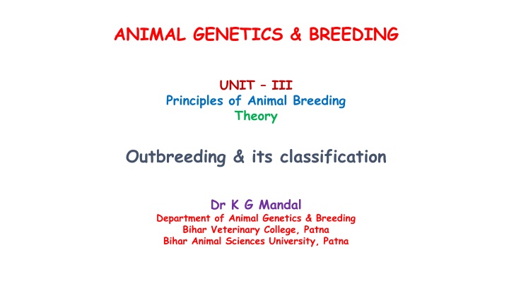 animal genetics breeding