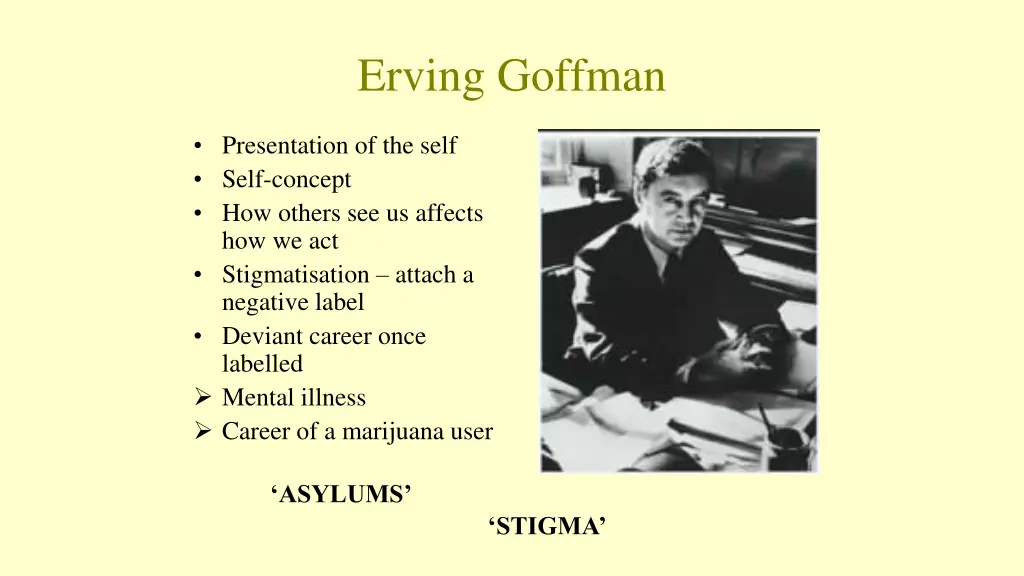 erving goffman