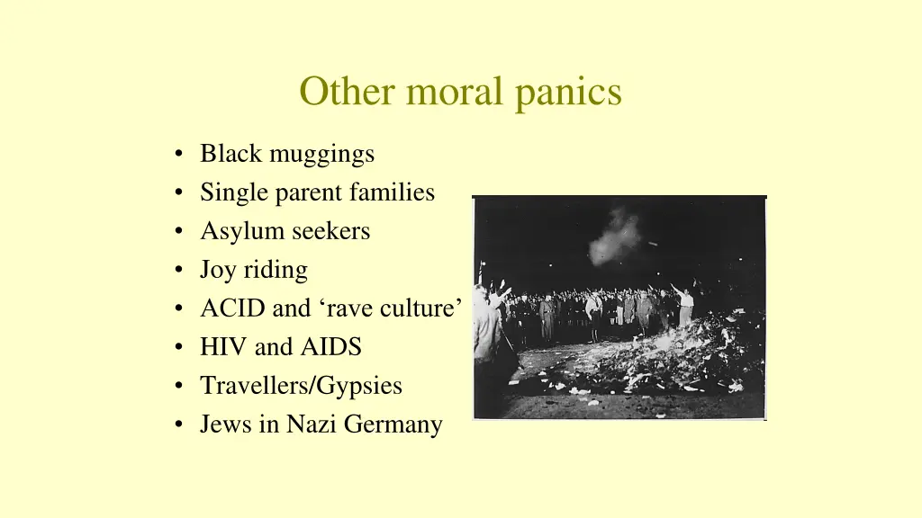 other moral panics