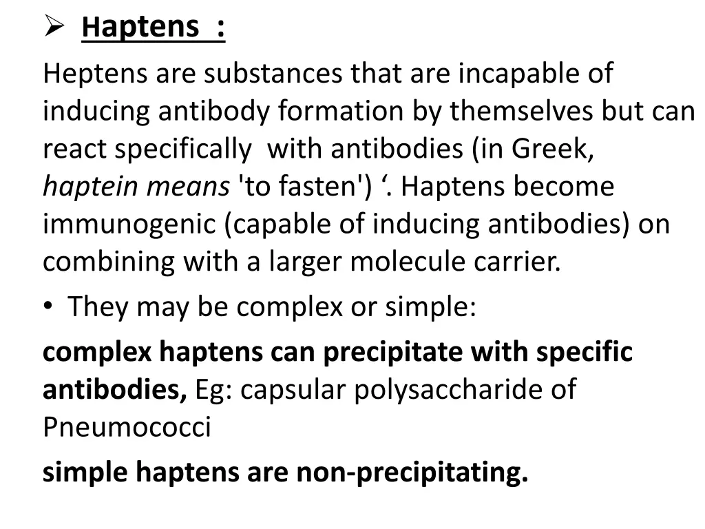 h aptens heptens are substances that