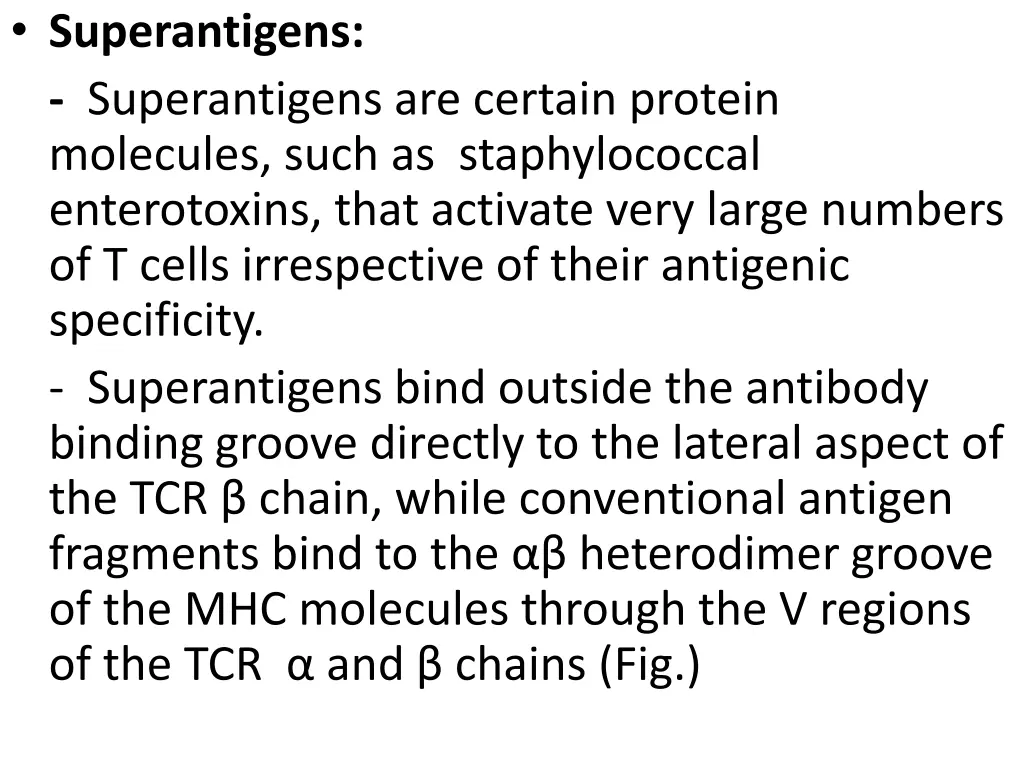 superantigens superantigens are certain protein