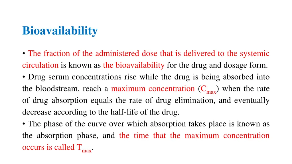 bioavailability