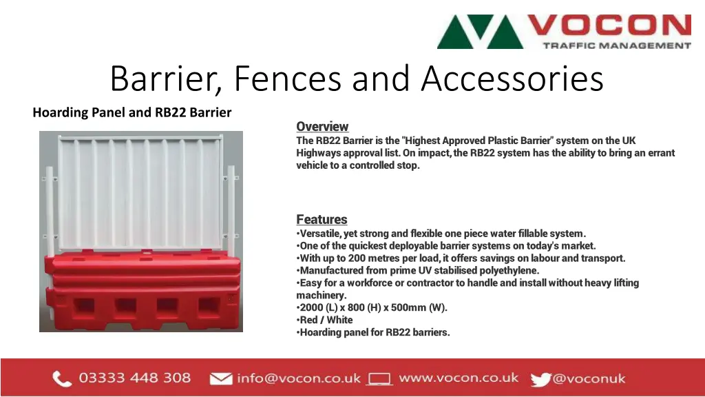 barrier fences and accessories hoarding panel