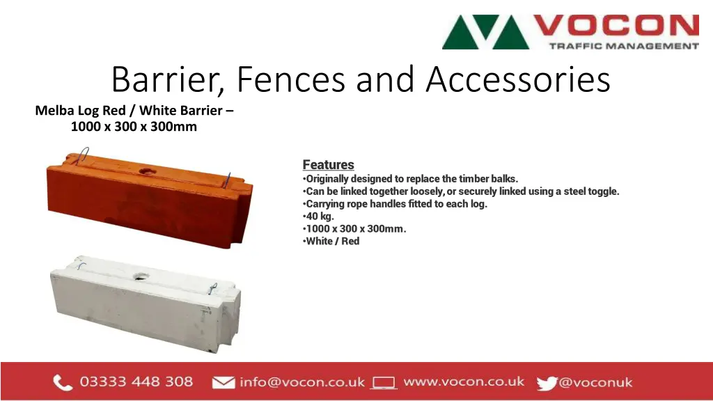 barrier fences and accessories melba