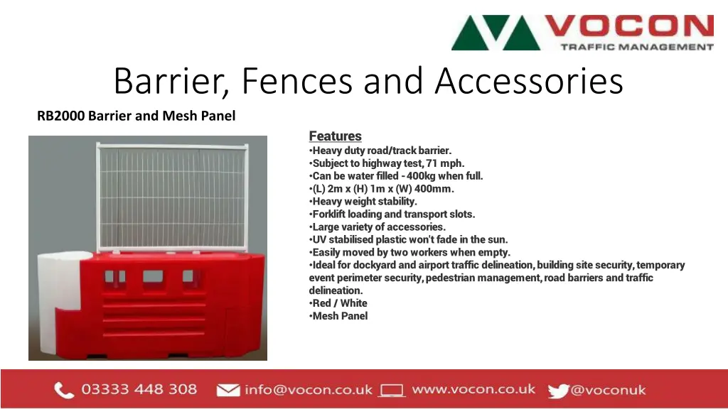 barrier fences and accessories rb2000 barrier