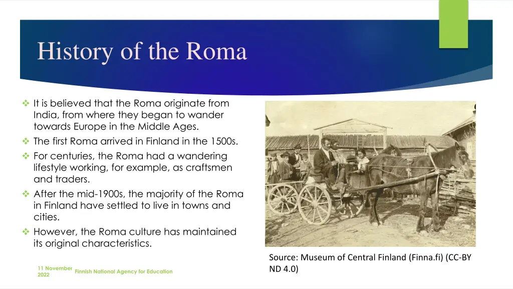 history of the roma