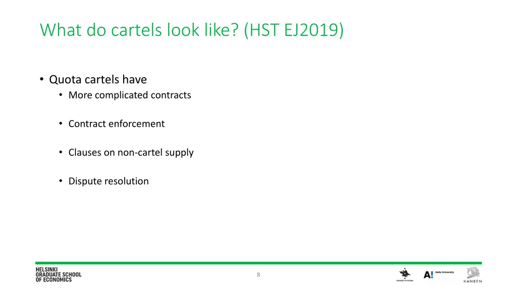 what do cartels look like hst ej2019 1