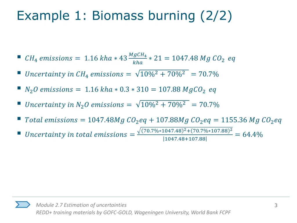 example 1 biomass burning 2 2