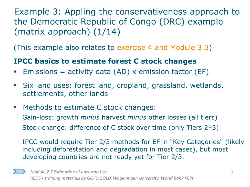 example 3 appling the conservativeness approach