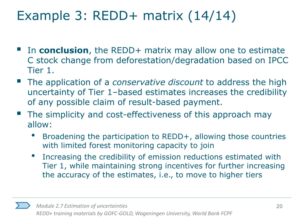 example 3 redd matrix 14 14