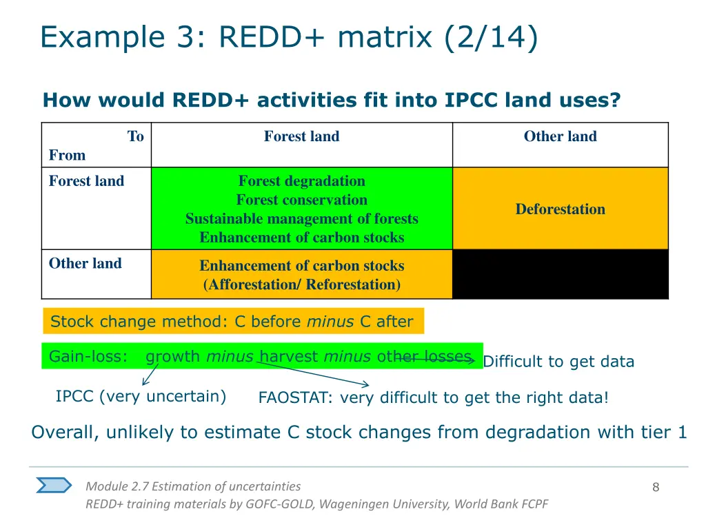 example 3 redd matrix 2 14