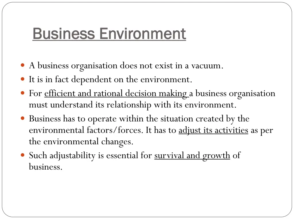 business environment business environment 1