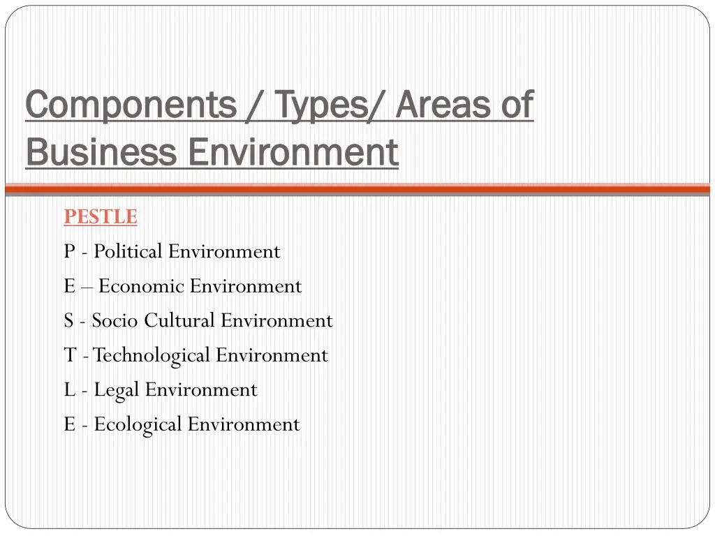 components types areas of components types areas