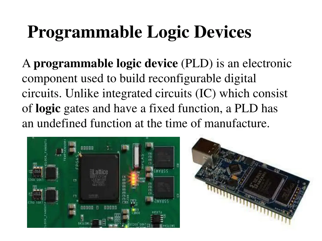 programmable logic devices