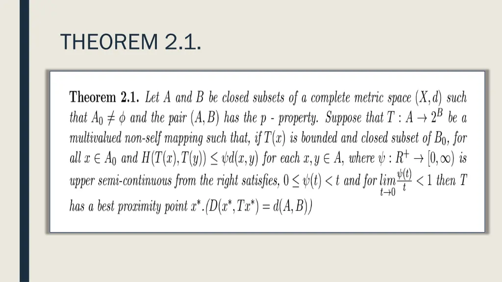 theorem 2 1