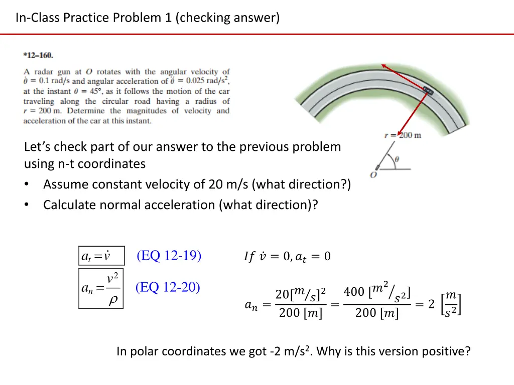 in class practice problem 1 checking answer