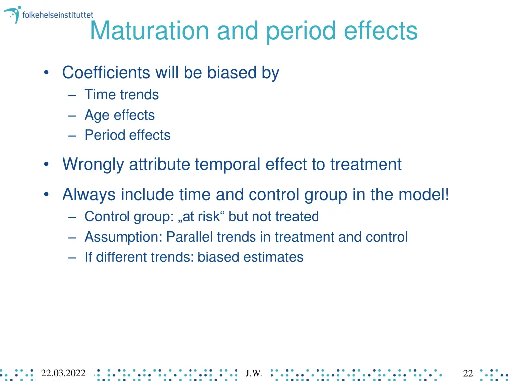 maturation and period effects 1