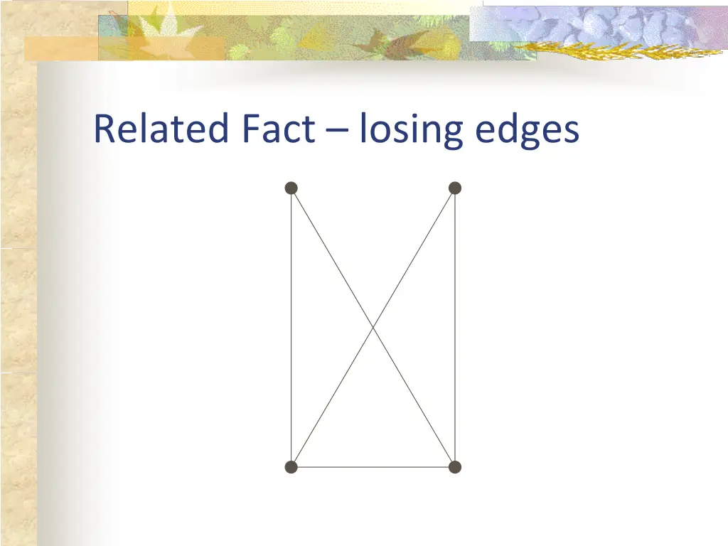 related fact losing edges 1