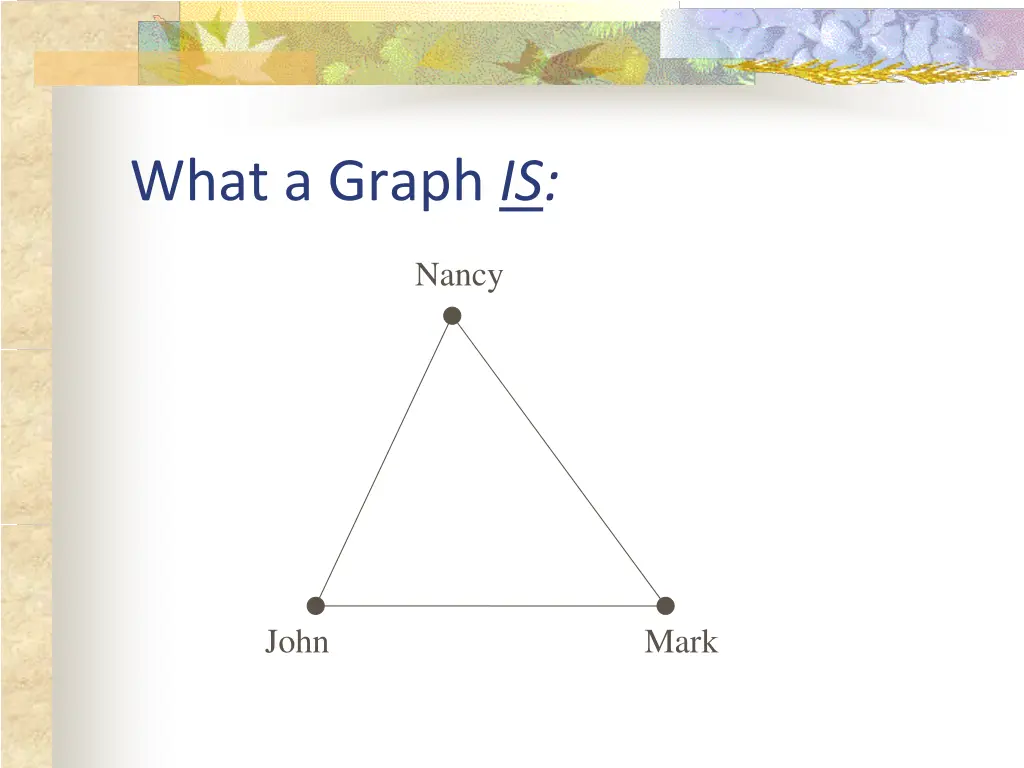 what a graph is