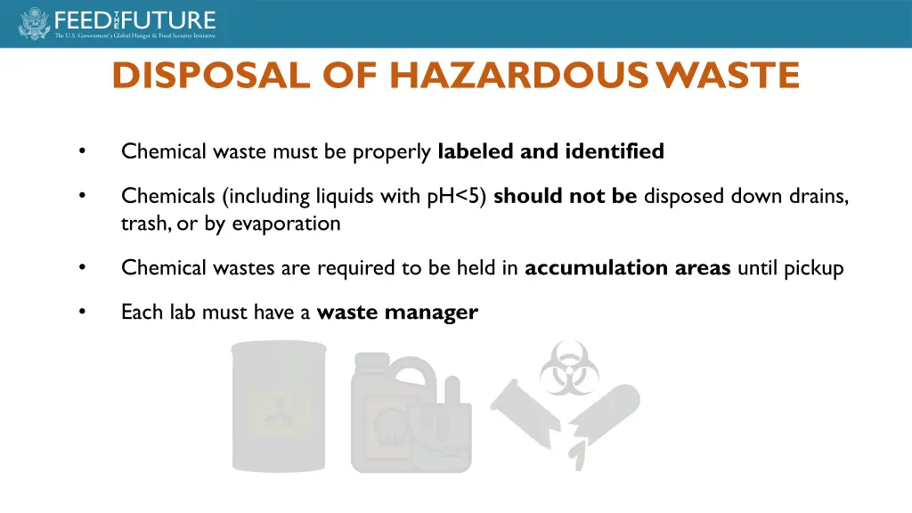 disposal of hazardous waste