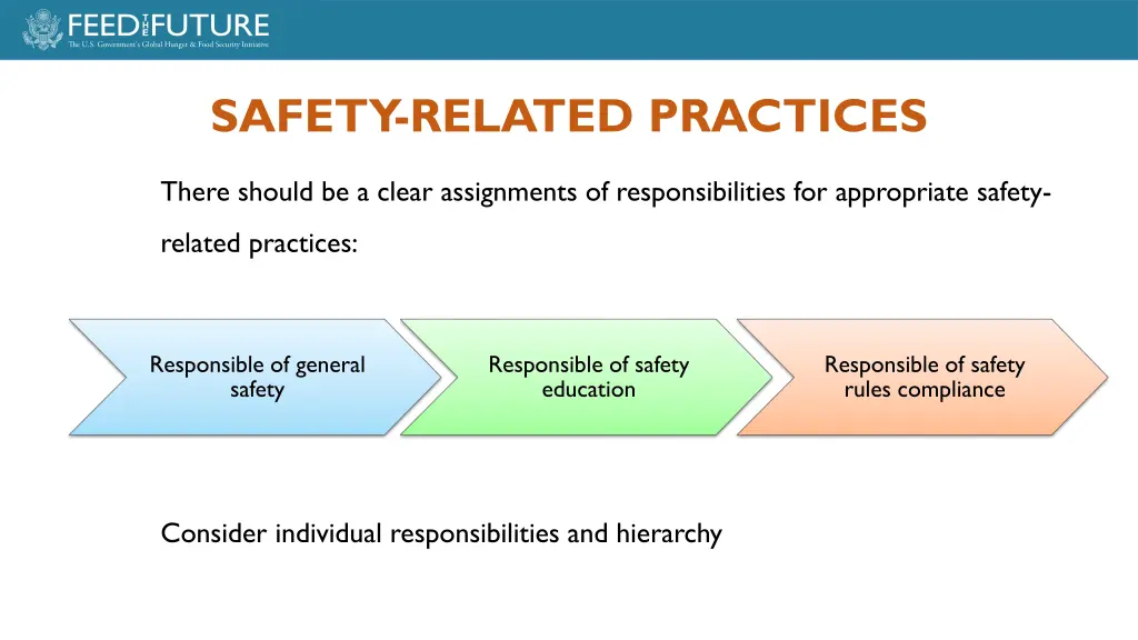 safety related practices