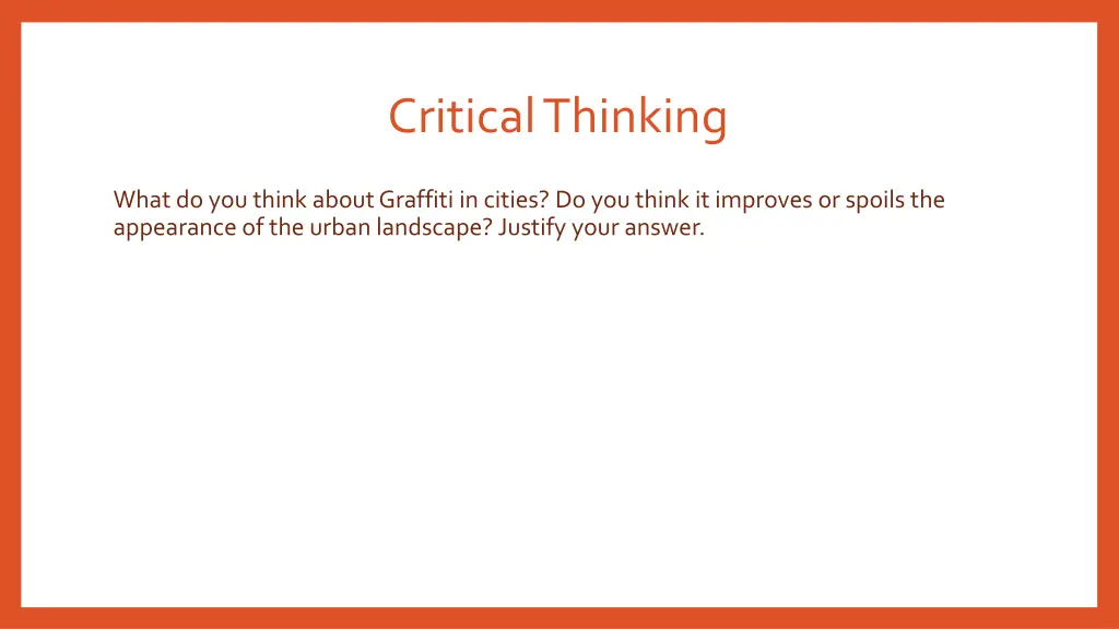 critical thinking