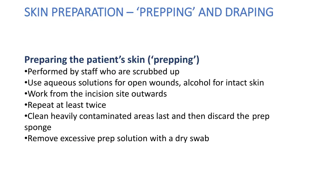 skin preparation skin preparation prepping 3