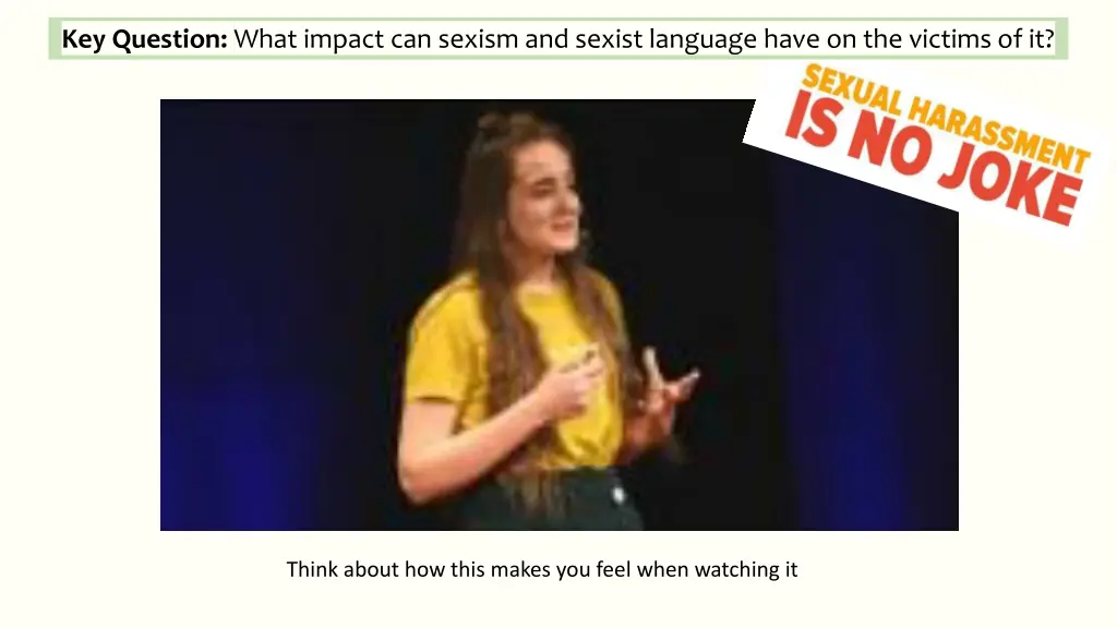 key question what impact can sexism and sexist 2