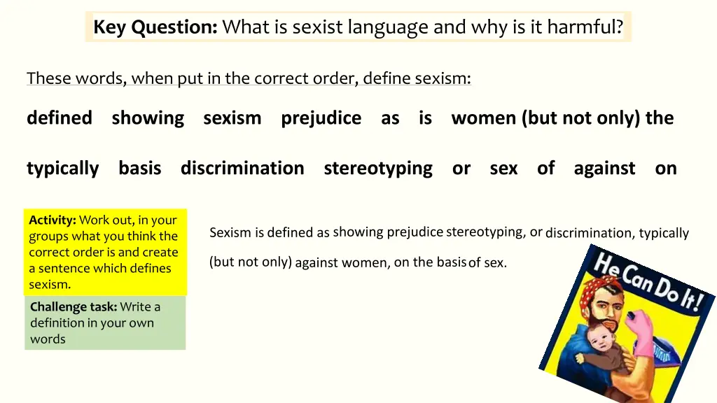 key question what is sexist language 1