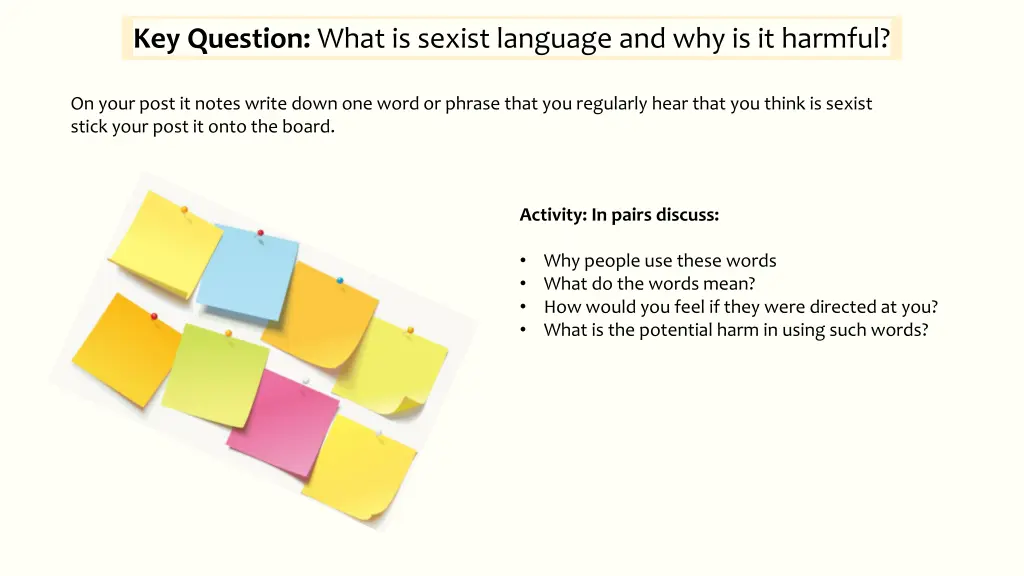 key question what is sexist language 2