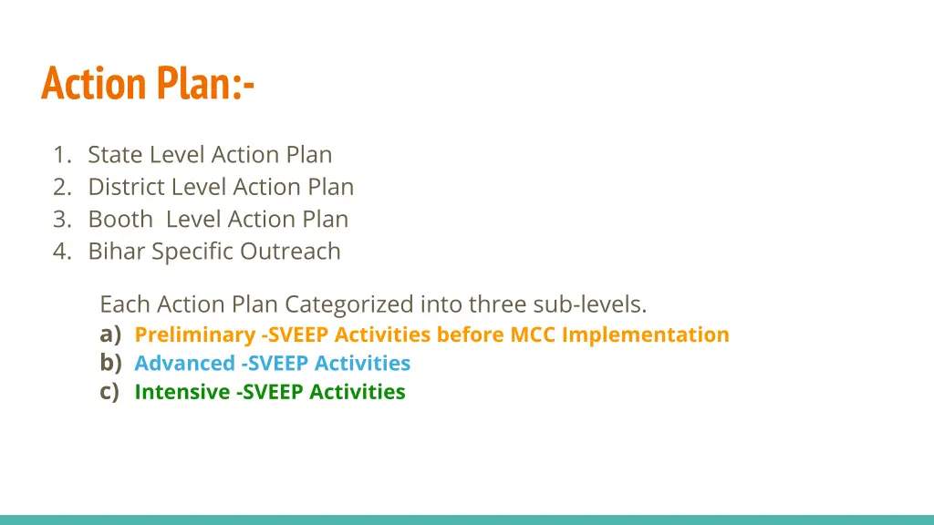 action plan