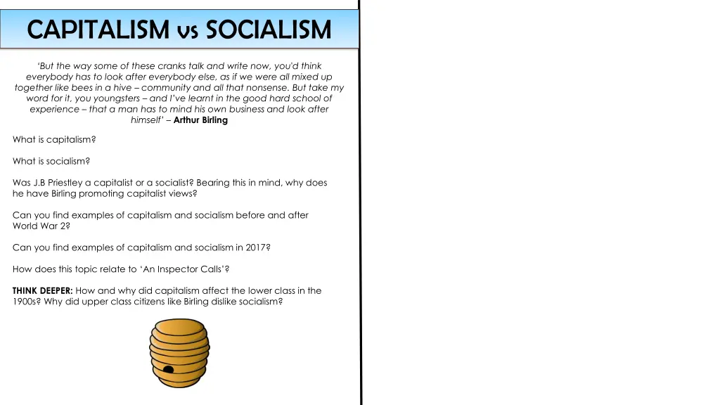 capitalism vs socialism