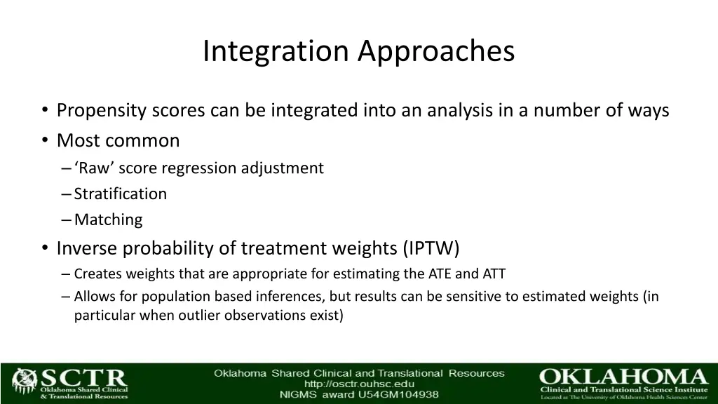 integration approaches