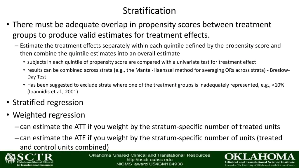 stratification 1