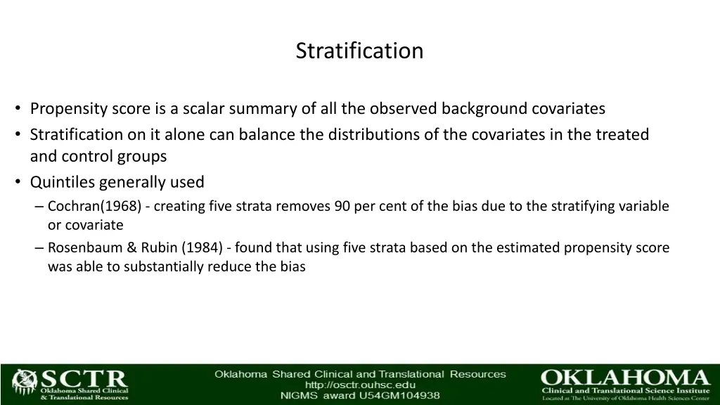 stratification