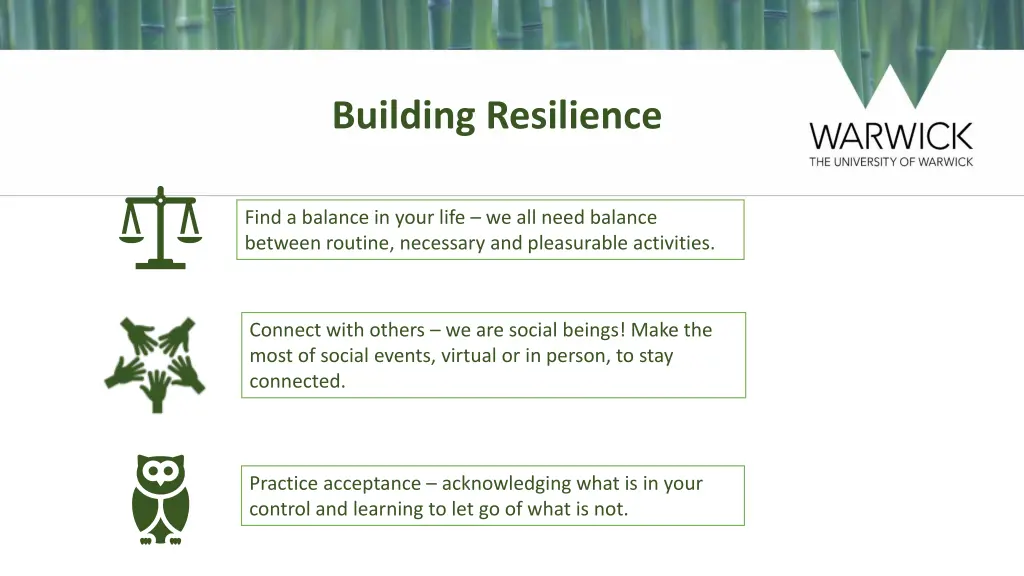 building resilience