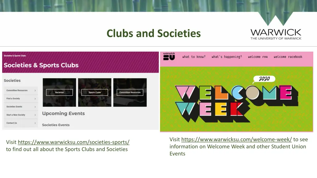 clubs and societies