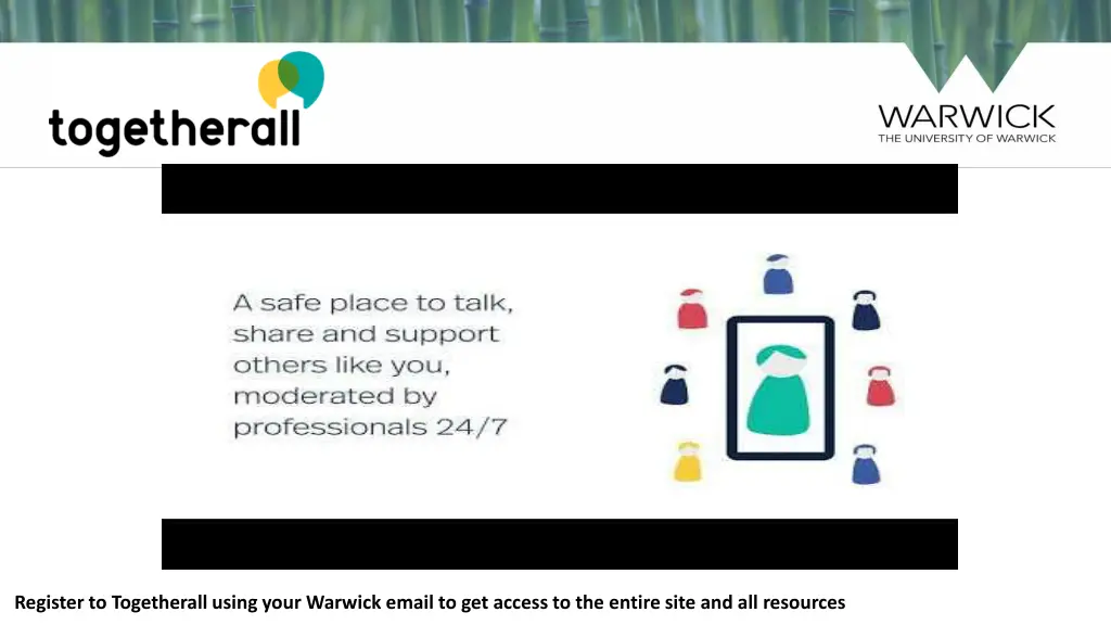 register to togetherall using your warwick email