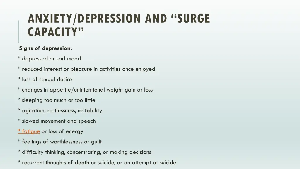 anxiety depression and surge capacity 2