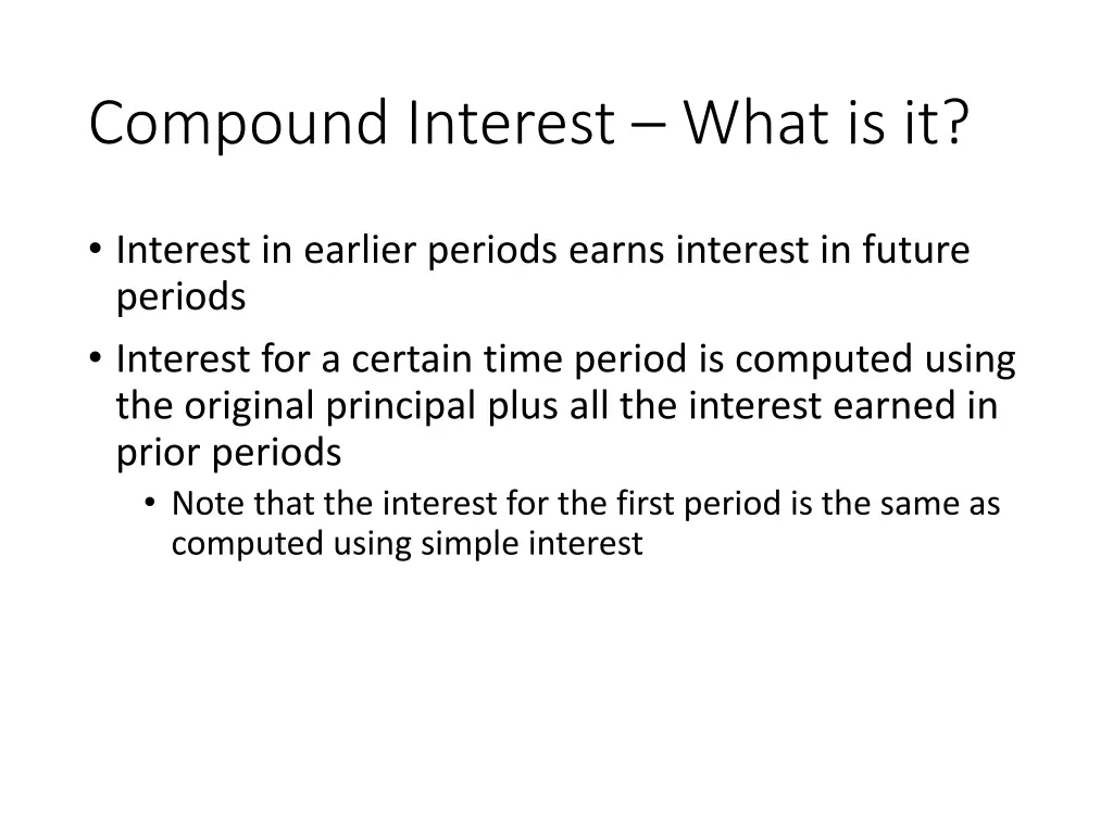 compound interest what is it