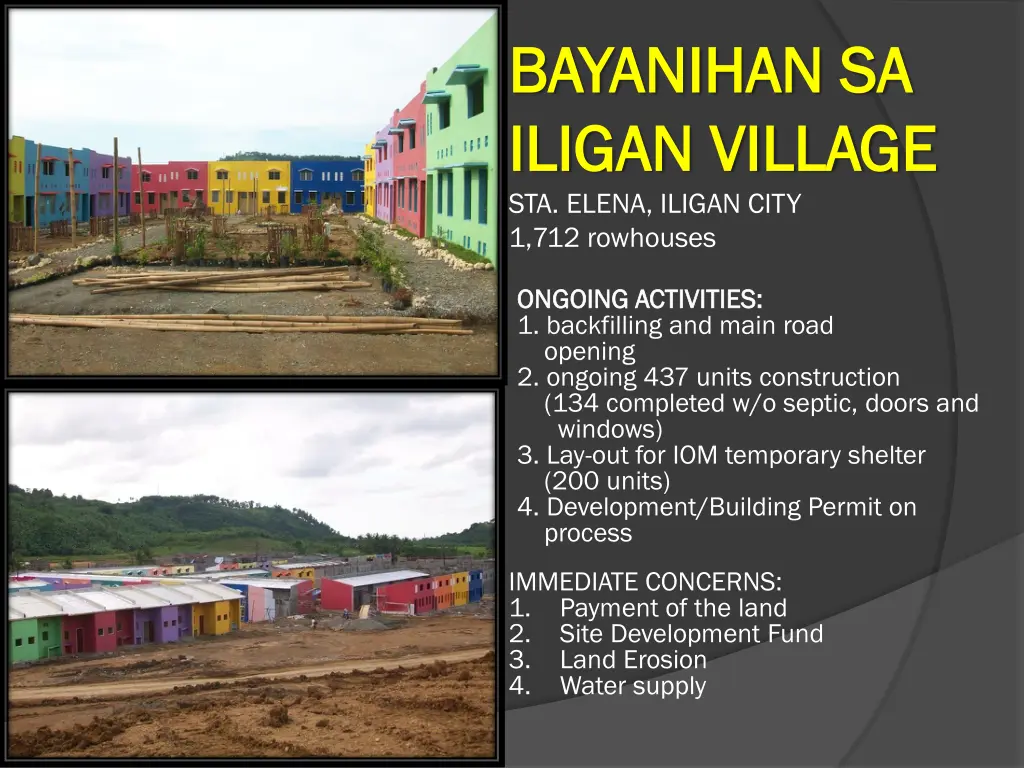 bayanihan sa bayanihan sa iligan village iligan