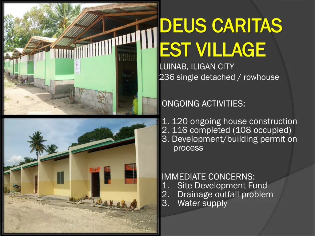 deus caritas deus caritas est village est village