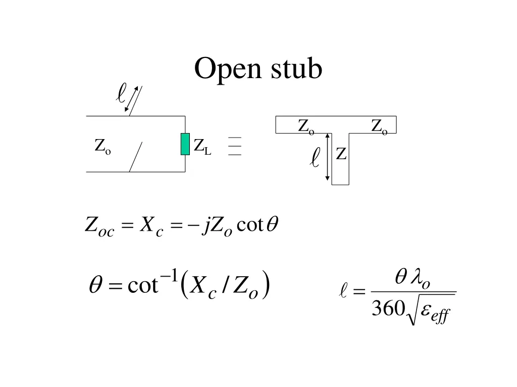 open stub