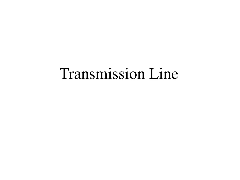 transmission line