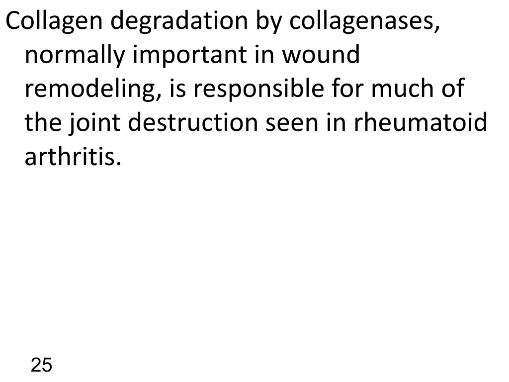 collagen degradation by collagenases normally