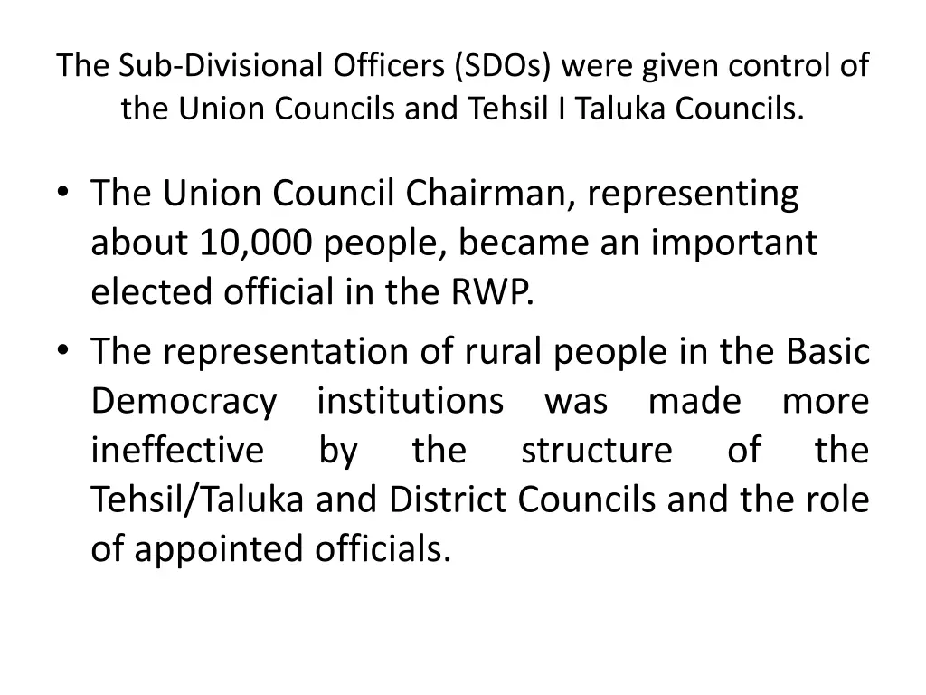 the sub divisional officers sdos were given