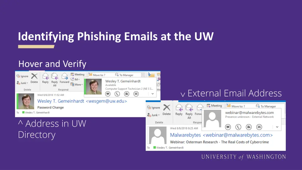 identifying phishing emails at the uw 4